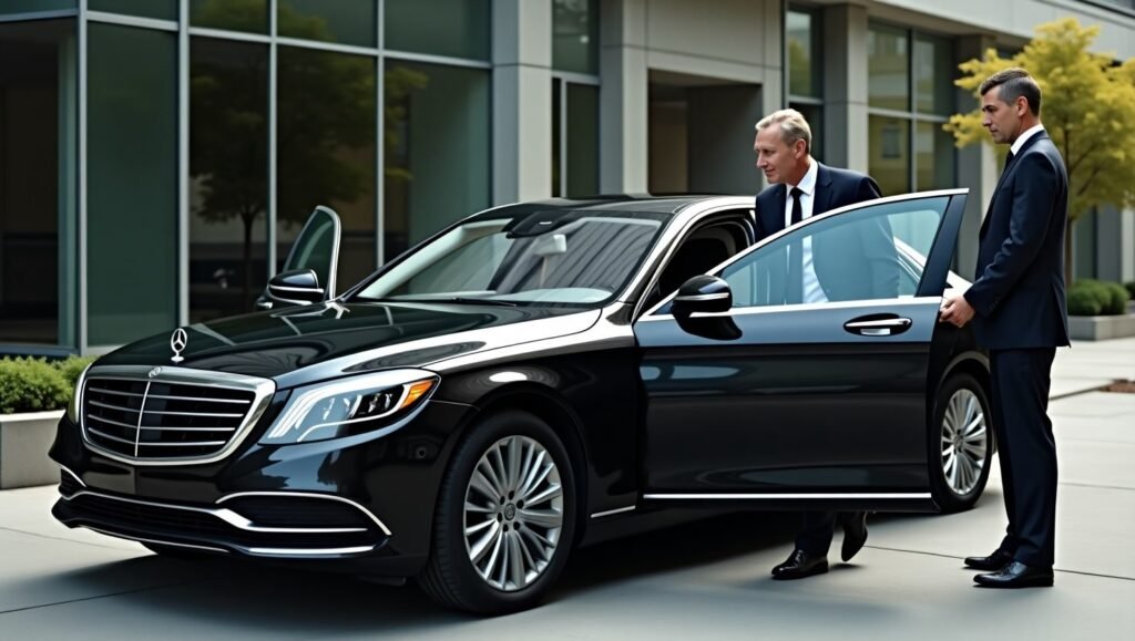 Chauffeur service with luxury vehicles